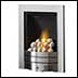 Diamond contemporary gas fire