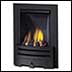 Multi flue black gas fire