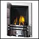 Multi flue chrome gas fire