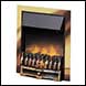 Wynford dimplex electric brass black detail