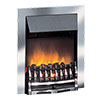 Wynford electric fire in chrome